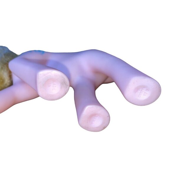 Vintage 1984 My Little Pony Flutterbye Pegasus Yellow Hair Pink Body Figurine - Picture 12 of 13